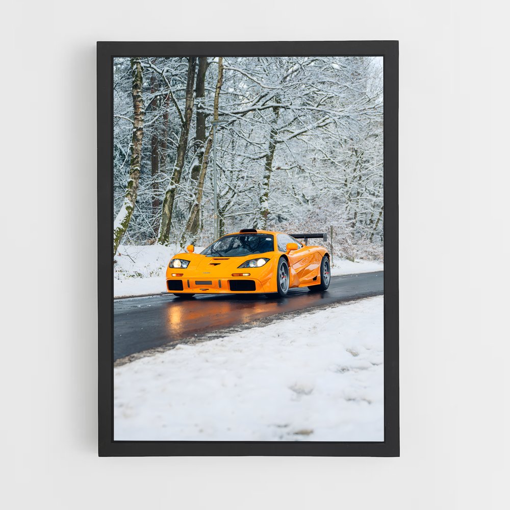 Poster Piste Glacée – affiche Mclaren (vue 2)